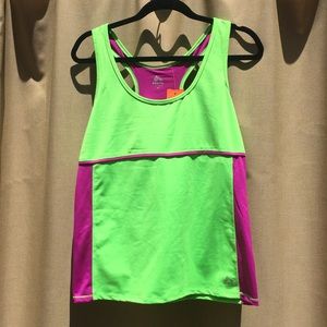 Fitness tank top w/ built in brah from RBX